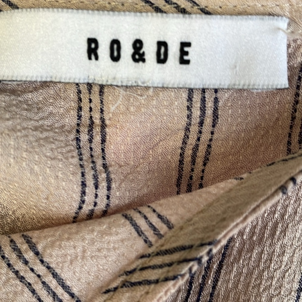 RO & DE Stripe Ruffle Tank Top - Picture 5 of 6